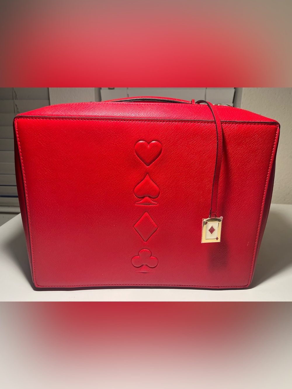 New Estée Lauder 2019 Holiday Blockbuster Playing Cards Red Makeup Train Case